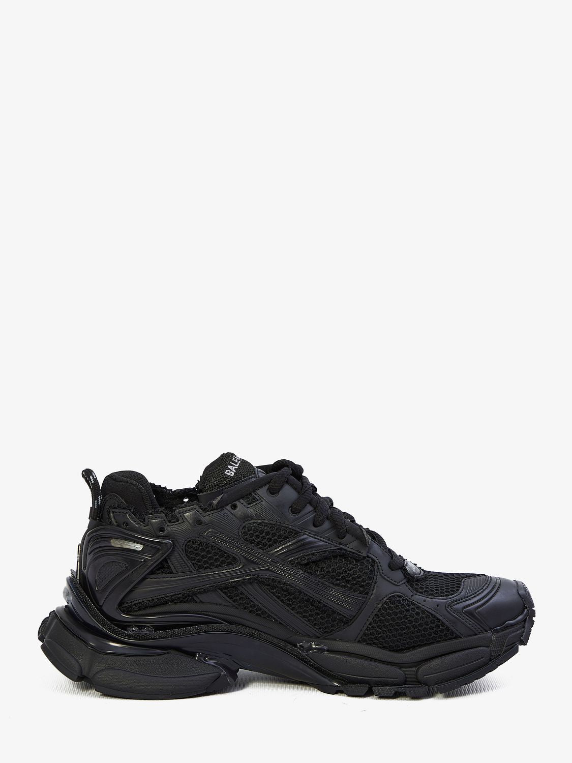 BALENCIAGA Black Men's Polyurethane Sneakers for SS24