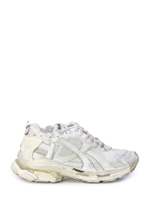 Men's White Balenciaga Runner Sneakers