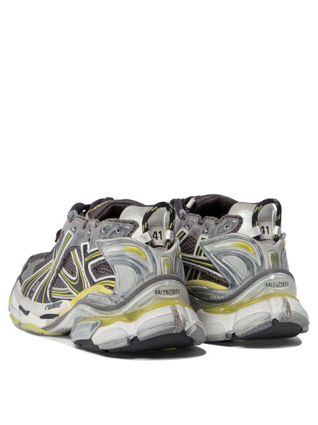 BALENCIAGA Men's Chunky Mesh Runner Sneakers