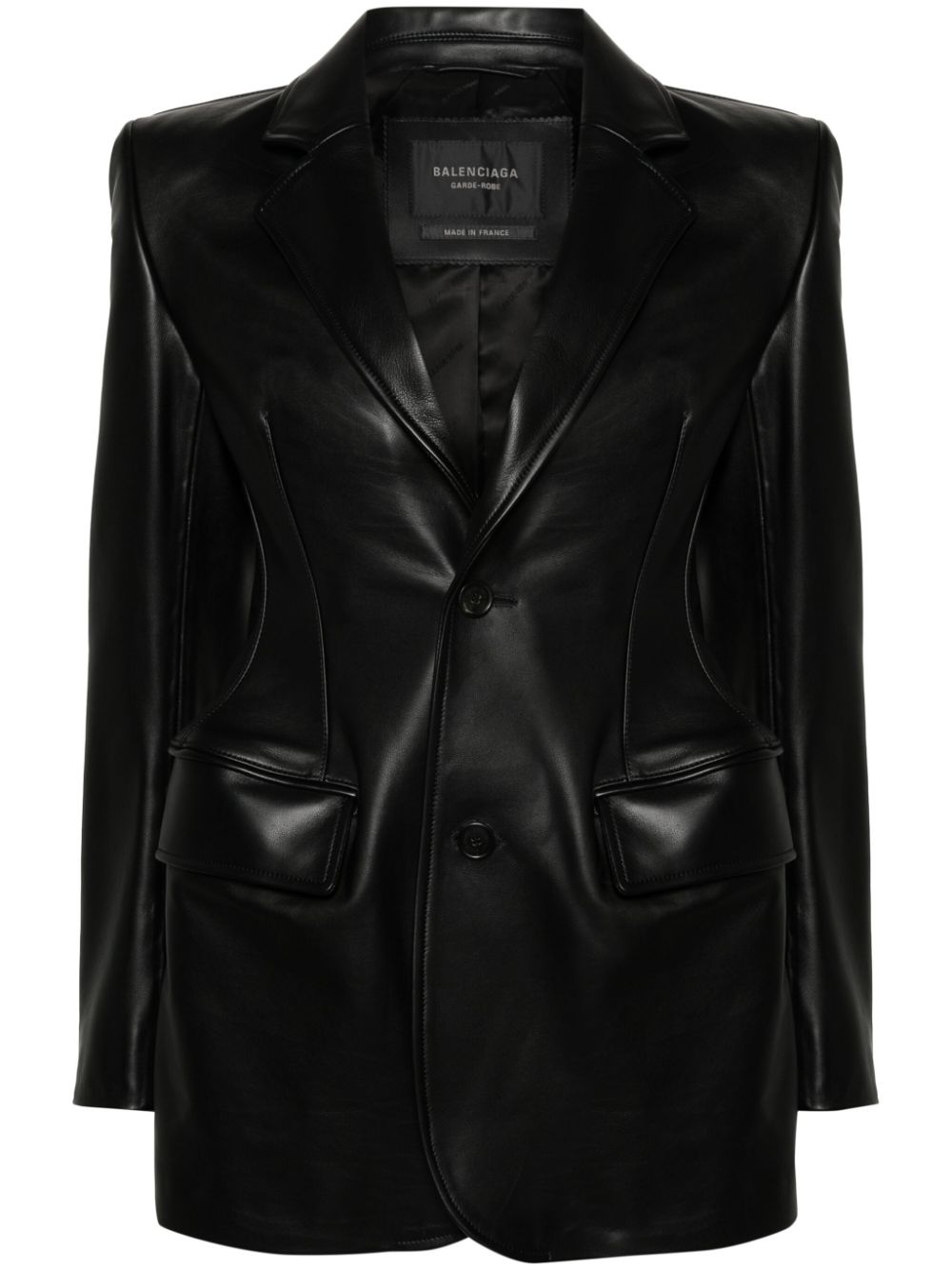 BALENCIAGA Black Suit Jacket for Women - 24SS Collection