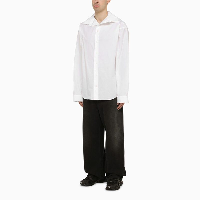 Oversized Cotton Poplin Shirt for Men