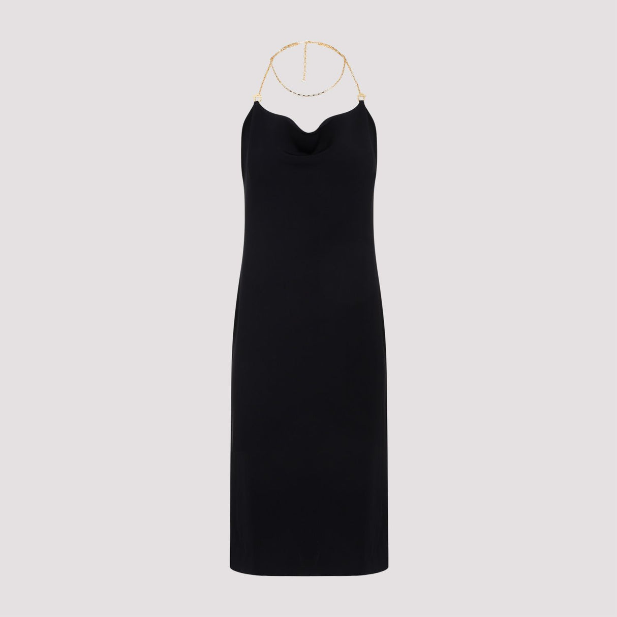 Women's Black Viscose Dress for SS24