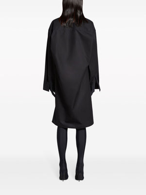 BALENCIAGA Classic Black Shirt Dress