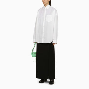 BALENCIAGA Classic Black Wool Long Skirt for Women - SS24 Collection