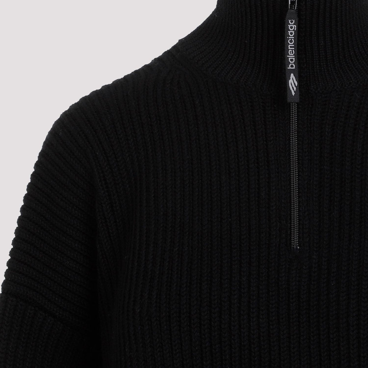 BALENCIAGA Black Wool Pullover for Women - SS24 Collection