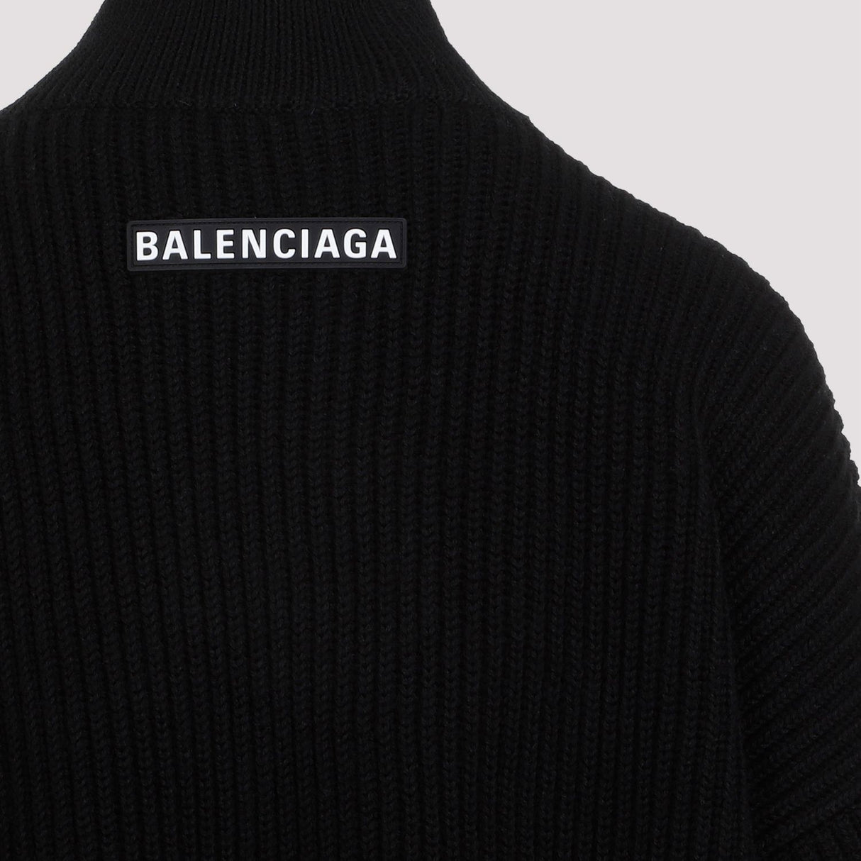 BALENCIAGA Black Wool Pullover for Women - SS24 Collection