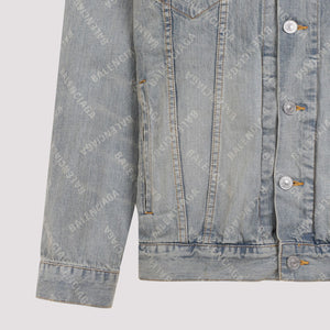 BALENCIAGA Vintage Denim Jacket for Men - Oversized Fit