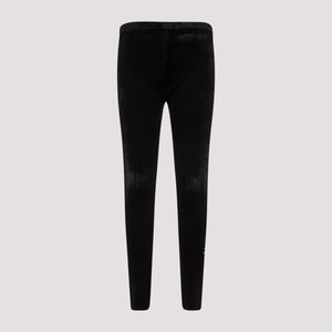 BALENCIAGA High-Rise Velvet Leggings from the SS24 Collection