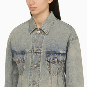 BALENCIAGA Denim Jean Jacket for Women - SS24 Collection