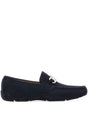 FERRAGAMO Classic Suede Loafers with Horsebit Detail