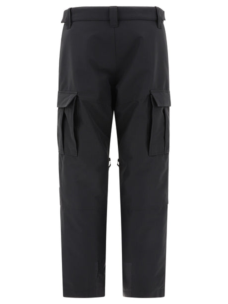 BALENCIAGA Black Mid-waist Cargo Pants for Men from High-End Fashion Brand