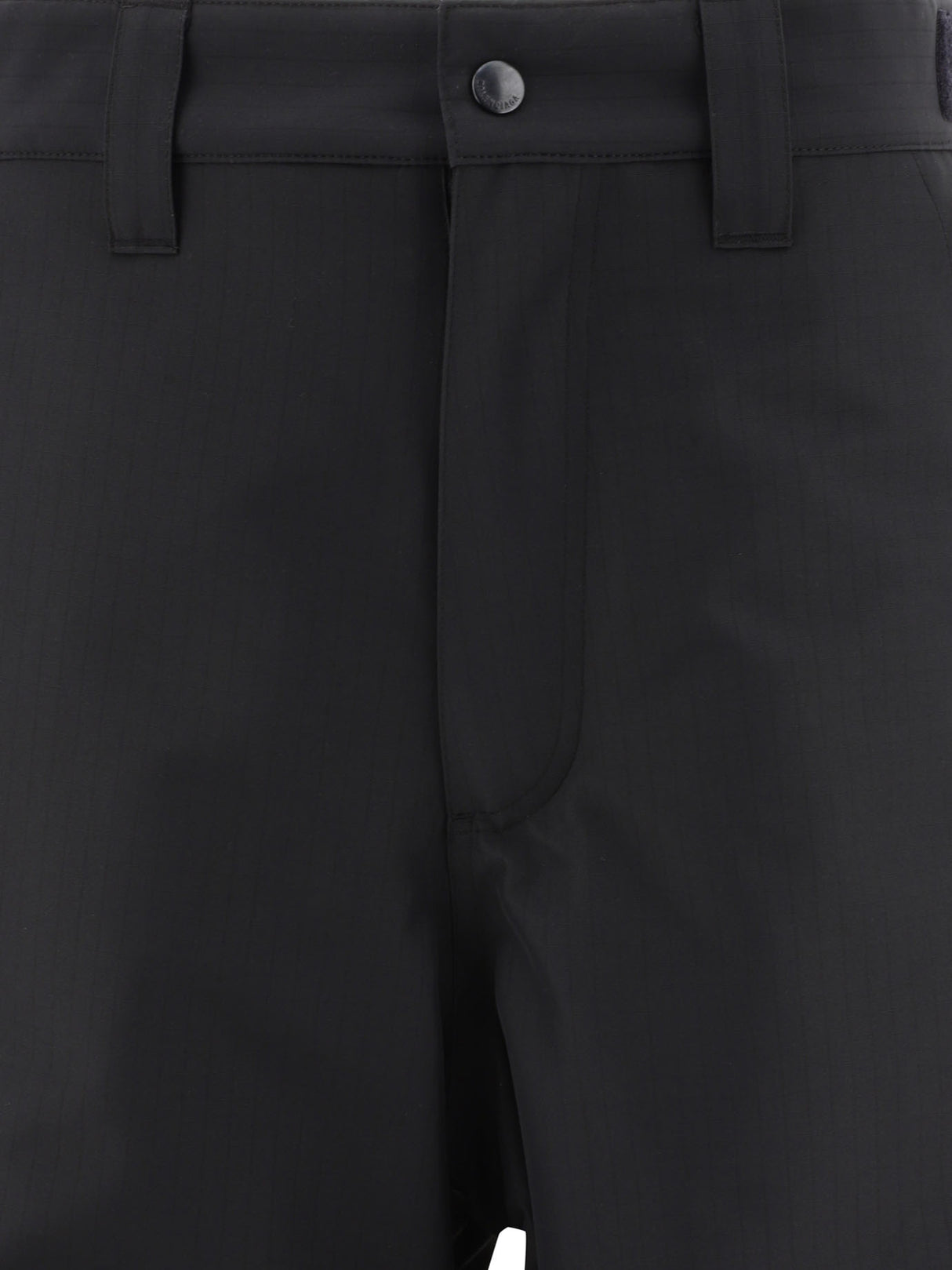 俐落黑色有反光設計的男士運動褲
