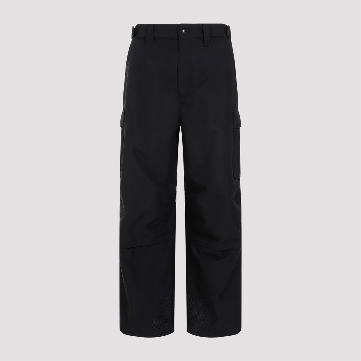 BALENCIAGA Sleek and Functional Men's Black Cargo Pants for SS24