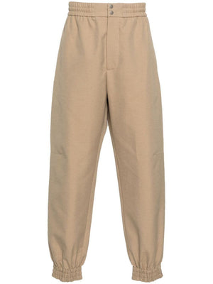 ALEXANDER MCQUEEN Men's Beige Cargo Trousers for SS24