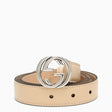 GUCCI Leather GG Belt with Adjustable Size for Women