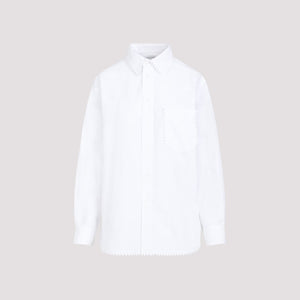 BOTTEGA VENETA White Cotton Shirt for Women - SS24 Collection