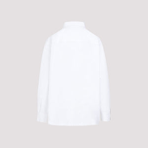 白色棉質女裝襯衫 - SS24 Collection