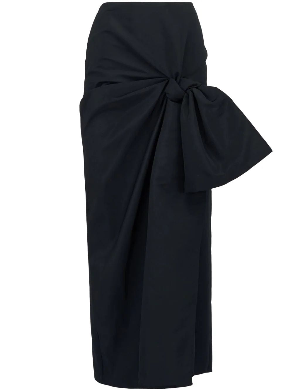 Chân váy bút chì đen với cúc cho phụ nữ - Bộ sưu tập SS24