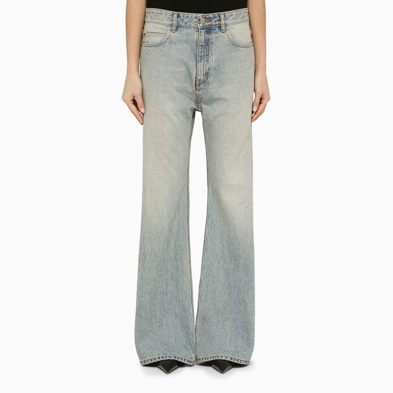 BALENCIAGA Light Blue Flared Jeans for Women