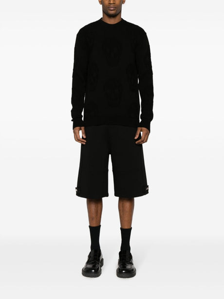 Men's Black Cotton Pullover - SS24 Collection