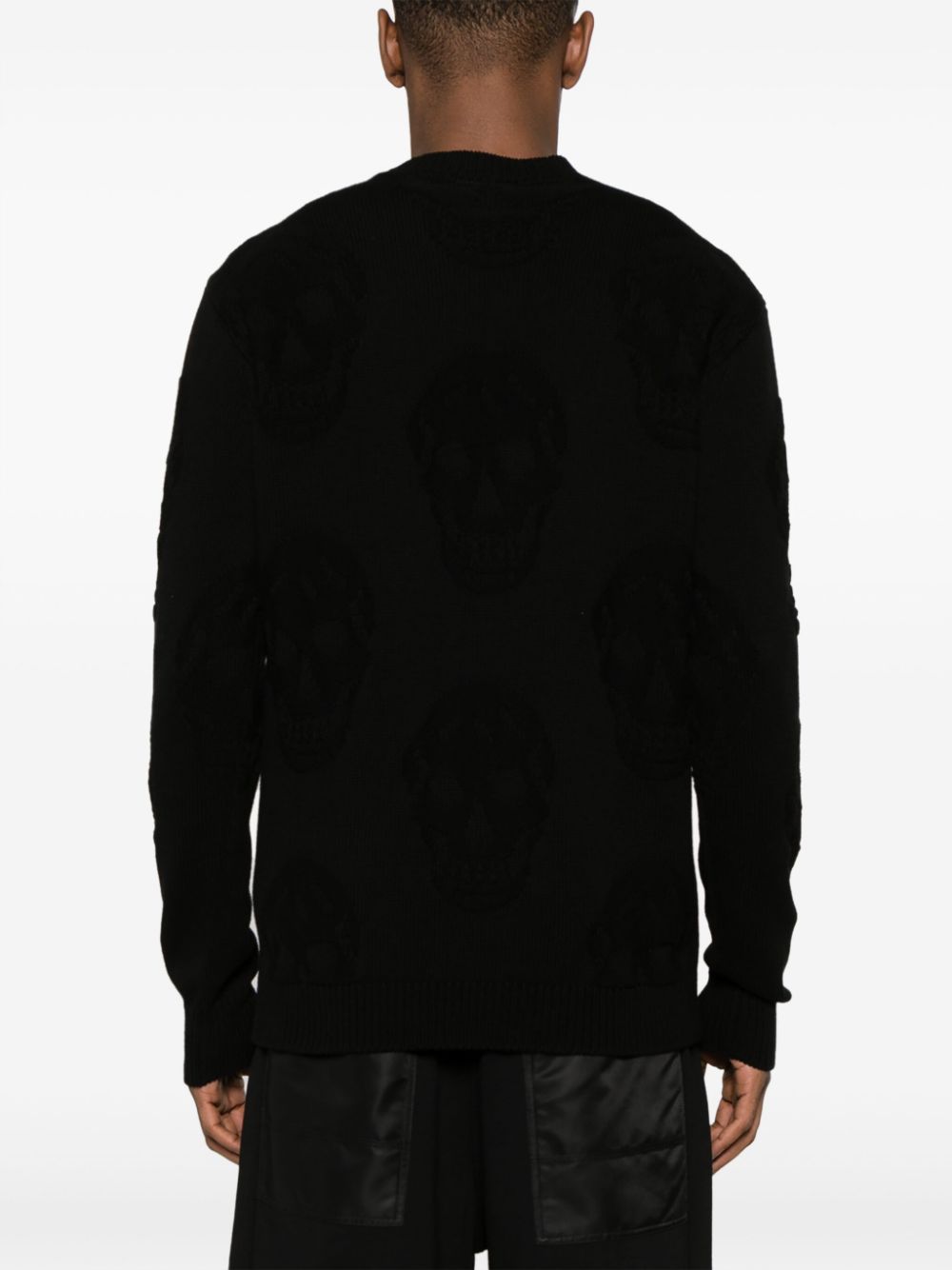 Men's Black Cotton Pullover - SS24 Collection