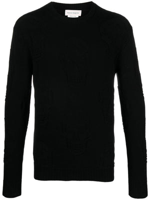 Men's Black Cotton Pullover - SS24 Collection