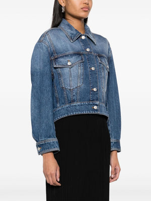 ALEXANDER MCQUEEN Seasonal Denim: Classically Cool Women's Jacket