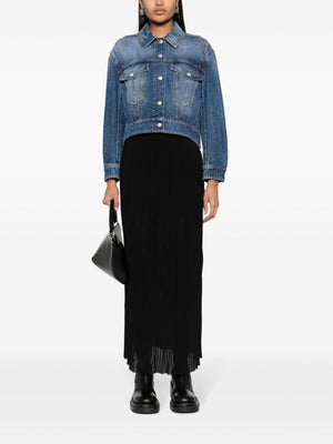 ALEXANDER MCQUEEN Seasonal Denim: Classically Cool Women's Jacket