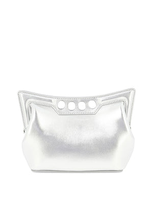 ALEXANDER MCQUEEN The Mini Peak Metallic Purse