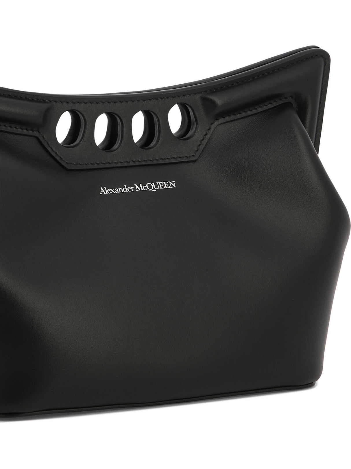 ALEXANDER MCQUEEN Stylish 24SS Women's Black Shoulder Bag