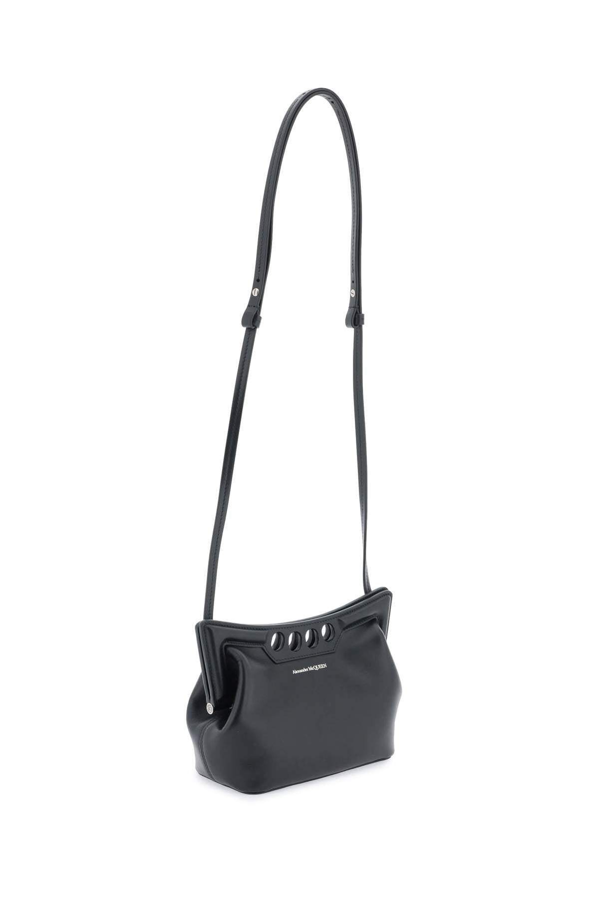 ALEXANDER MCQUEEN Stylish 24SS Women's Black Shoulder Bag