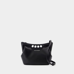 ALEXANDER MCQUEEN Stylish 24SS Women's Black Shoulder Bag