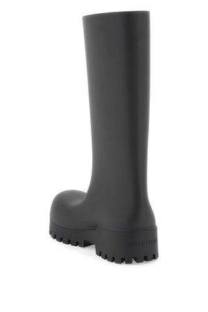 BALENCIAGA Black Bulldozer Rainboots for Women - SS24