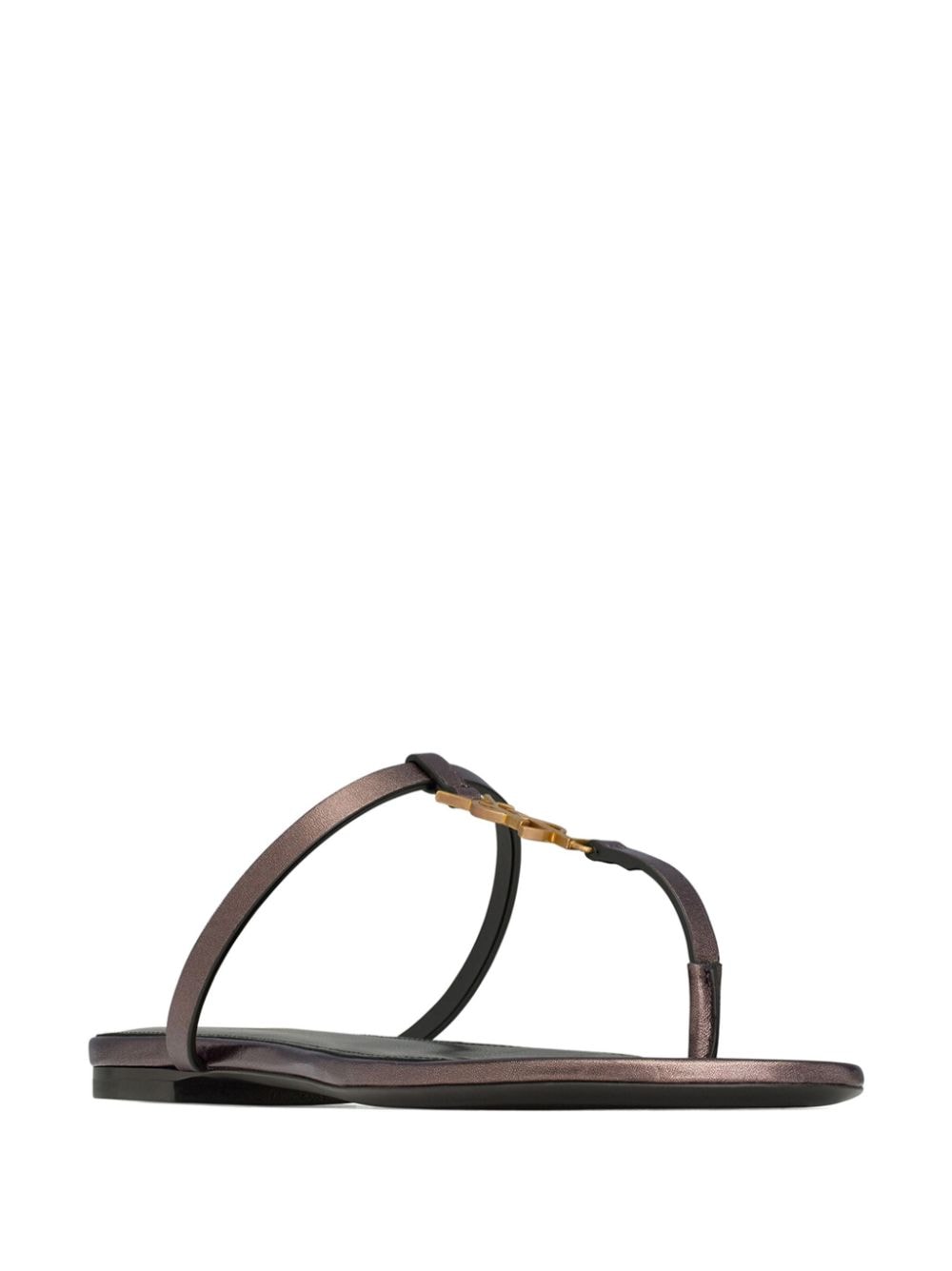 Sandal Nâu Metallic Dành Cho Nữ Mùa 24SS