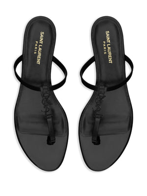 SAINT LAURENT 24SS Black Women Sandals for Warm-Weather Chic