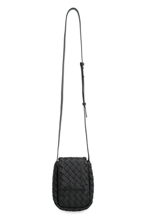 Intrecciato Leather Crossbody Handbag