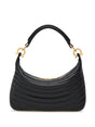 FERRAGAMO Quilted Black Leather Handbag