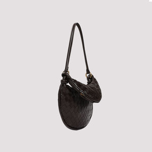 BOTTEGA VENETA Luxurious Lamb Leather Mini Handbag - 24.5cm x 19cm x 7cm