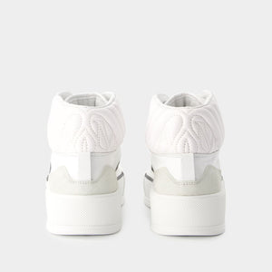 Giày Sneakers Trắng Size Lớn Cho Nam - Bộ Sưu Tập SS24