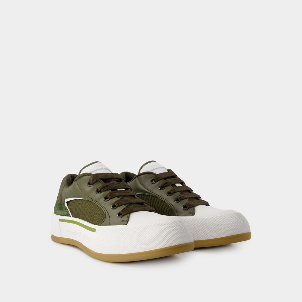 ALEXANDER MCQUEEN Designer Tan Sneakers for Men