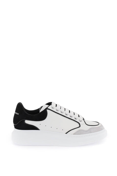 ALEXANDER MCQUEEN Futuristic Mixed Colour Leather Sneakers for Men