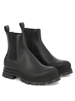 ALEXANDER MCQUEEN Men's 2024 Spring/Summer Black Boots