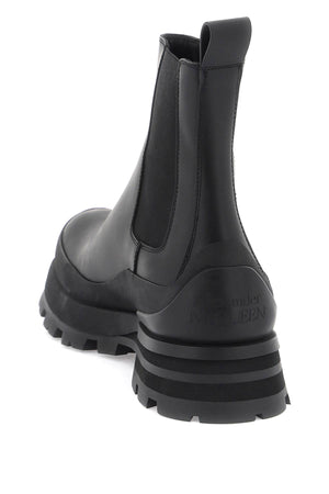 ALEXANDER MCQUEEN Men's 2024 Spring/Summer Black Boots