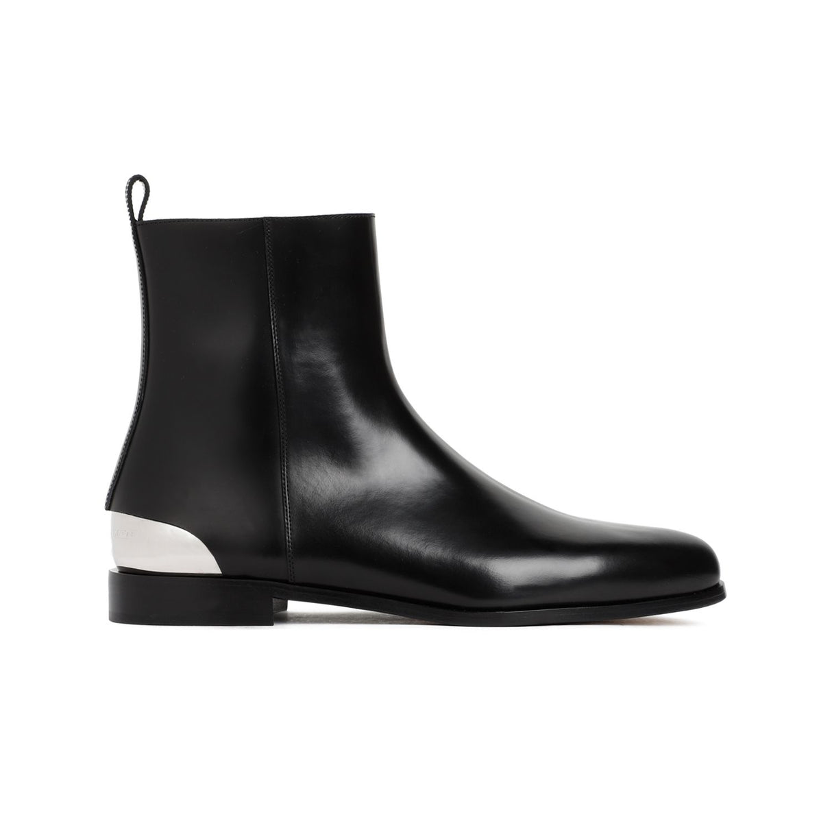ALEXANDER MCQUEEN Stylish Black Leather Boots for Men - SS24 Collection