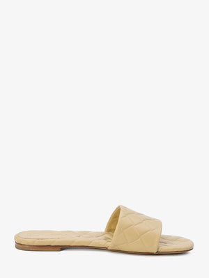 BOTTEGA VENETA Quilted Slip-on Sandals in Nude for Women