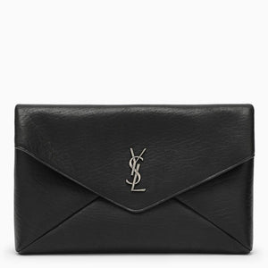 Grained Lambskin Envelope Clutch for Men