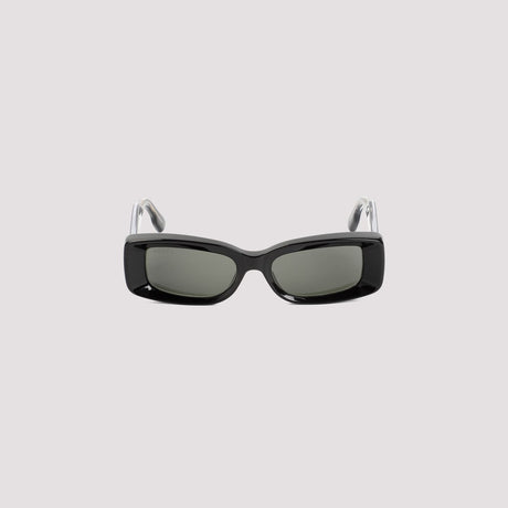 GUCCI Rectangular Black Sunglasses