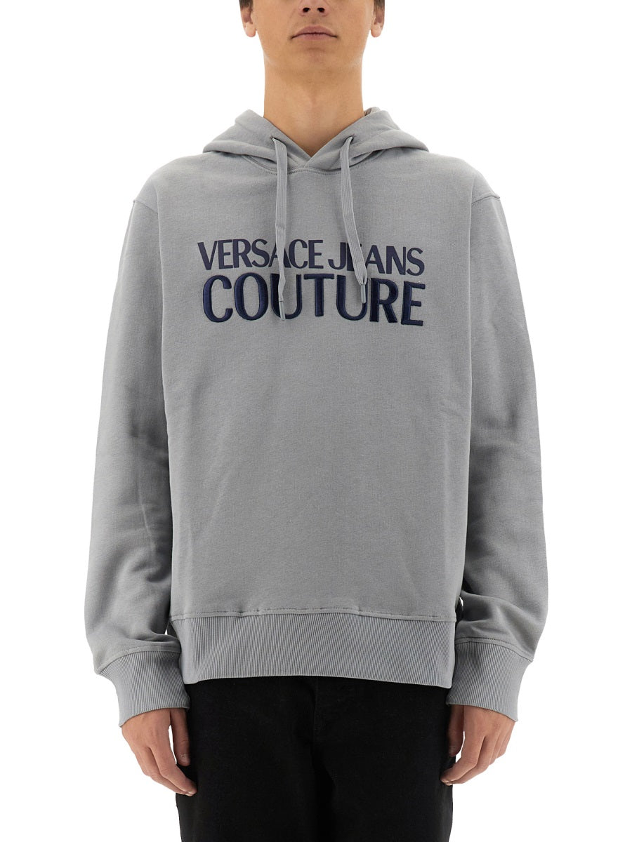 VERSACE JEANS COUTURE Logo Sweatshirt - Regular Fit, Size L