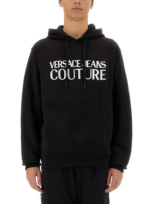 VERSACE JEANS COUTURE Logo Sweatshirt - Regular Fit, Size L