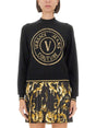 VERSACE JEANS COUTURE Emblem Graphic T-Shirt - Size S